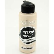 Cadence HM-803 şampanya 120 ml Hybrid Multisurface Metalik Akrilik Boya