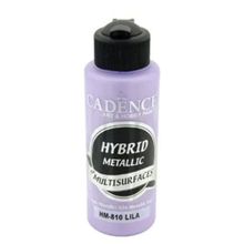 Cadence HM-810 Lila 120 ML Hybrid Multisurface Metalik Akrilik Boya