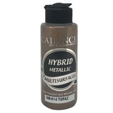 Cadence HM814 Metalik Topaz Multisurfaces 120 ml Akrilik Boya