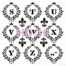 Cadence Home Decor HD-16 Stencil 45x45 cm Boyama Şablonu