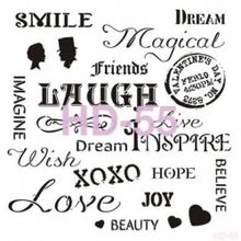 Cadence Home Decor HD-55 Stencil 45x45 cm Boyama Şablonu