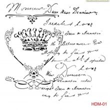 Cadence Home Decor HDM-01 Midi Stencil 25x25 cm Boyama Şablonu