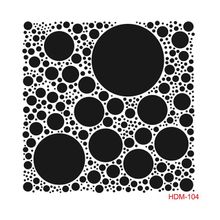 Cadence Home Decor HDM-104 Midi Stencil 25x25 cm Boyama Şablonu