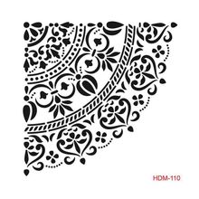 Cadence Home Decor HDM-110 Midi Stencil 25x25 cm Boyama Şablonu