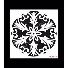 Cadence Home Decor HDM-118 Midi Stencil 25x25 cm Boyama Şablonu