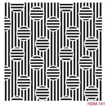 Cadence Home Decor HDM-141 Midi Stencil 25x25 cm Boyama Şablonu