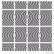Cadence Home Decor HDM-144 Midi Stencil 25x25 cm Boyama Şablonu