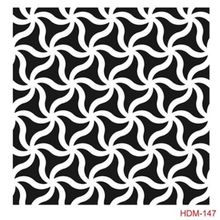 Cadence Home Decor HDM-147 Midi Stencil 25x25 cm Boyama Şablonu