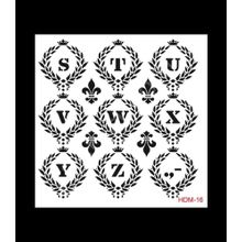 Cadence Home Decor HDM-16 Midi Stencil 25x25 cm Boyama Şablonu