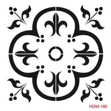 Cadence Home Decor HDM-180 Midi Stencil 25x25 cm Boyama Şablonu