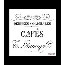 Cadence Home Decor HDM-37 Midi Stencil 25x25 cm Boyama Şablonu
