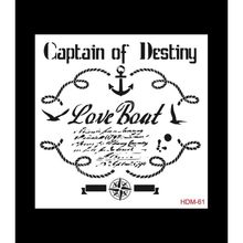 Cadence Home Decor HDM-61 Midi Stencil 25x25 cm Boyama Şablonu
