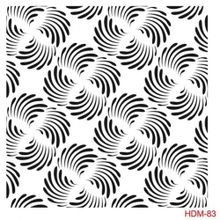 Cadence Home Decor HDM-83 Midi Stencil 25x25 cm Boyama Şablonu