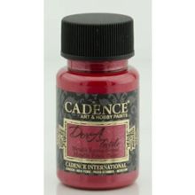 Cadence Kırmızı Dora Metalik 50ml Kumaş Boyası