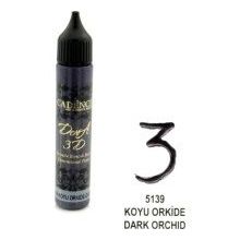 Cadence Koyu Orkide 3D Boyutlu 25ml Boncuk Boya