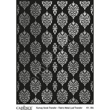 Cadence KV-04 Gümüş 30x42 Kumaş Varak Transfer