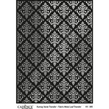Cadence KV-05 Gümüş 30x42 Kumaş Varak Transfer