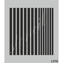 Cadence L016 21x25 cm Siyah Stencil Boyama Şablonu