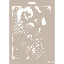 Cadence MA05 Mix Media 21x29 cm Stencil Şablon