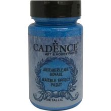 Cadence Marble Efect 90 ml 185 Koyu Mavi Metalik Mermerleme Boyası