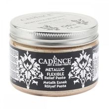 Cadence MF-02 Şampanya Metalik Esnek Rölyef Pasta
