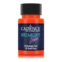 Cadence MS-04 Turuncu 50 ml Midnight Shine UV Reaktif Boya