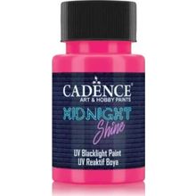 Cadence MS-07 Pembe 50 ml Midnight Shine UV Reaktif Boya