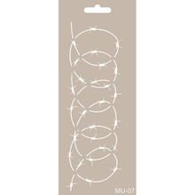Cadence MU07 10x25 cm Mix Media Stencil Şablon