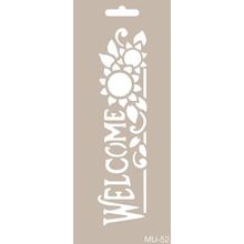 Cadence MU52 10x25 cm Mix Media Stencil Şablon