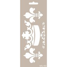 Cadence MU60 10x25 cm Mix Media Stencil Şablon