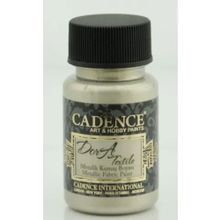 Cadence Platin Dora Metalik 50ml Kumaş Boyası