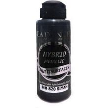 Cadence Siyah 120 ml Hybrid Metalik Akrilik Boya