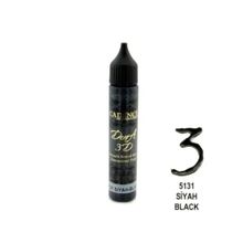 Cadence Siyah 3D Boyutlu 25ml Boncuk Boya