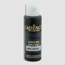 Cadence Siyah Su Bazlı 70 ml Ahşap Akrilik Boya