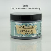 Cadence Very Chalky 150 ml Koyu Arduvaz Gri Akrilik Boya
