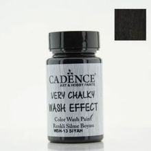 Cadence Very Chalky Wash Efekt Boya 90ml Siyah