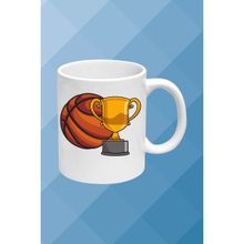 Caisya Model 10 Basketboll Temalı Basket Sever Beyaz Kupa Bardak