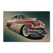Cakapuzzle 1956 Buick Special Kırmızı Beyaz 120 Parça Ahşap Puzzle