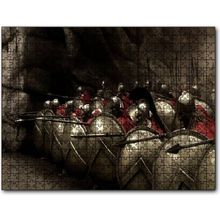 Cakapuzzle 300 Spartalı Mızrak ve Kalkanlı Askerler Puzzle