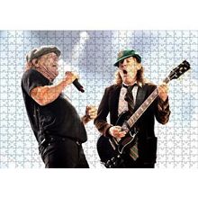 Cakapuzzle ACDC Angus ve Malcolm 120 Parça Ahşap Puzzle