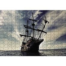 Cakapuzzle Açık Denizdeki Yelkenli Gemi 120 Parça Ahşap Puzzle