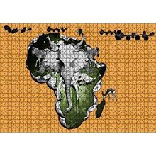 Cakapuzzle Afrika Kıtası Kültürü Kompozisyon 120 Parça Ahşap Puzzle