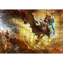 Cakapuzzle Afrikalı Tanrıça ve Kadın Savaşçı 120 Parça Ahşap Puzzle