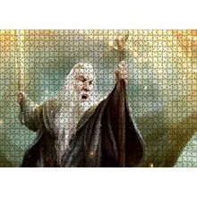 Cakapuzzle Ak Sakallı Gandalf Kılıcı ve Asası 120 Parça Ahşap Puzzle