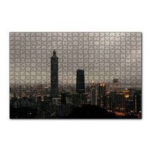 Cakapuzzle Akşamüzeri Şehir Işıkları ve Gökdelenler Mdf 120 Parça Puzzle