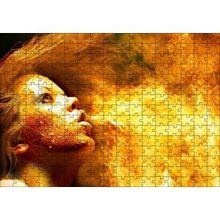 Cakapuzzle Alev Soluyan Alev Saçlı Kadın 120 Parça Ahşap Puzzle