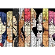 Cakapuzzle Anime Karakterler Şerit Kompozisyon 120 Parça Ahşap Puzzle