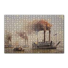 Cakapuzzle Antika Buharlı Vapurlar 120 Parça Ahşap Puzzle