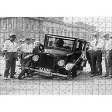 Cakapuzzle Antika Chevrolet Tekerlek Arızası 120 Parça Ahşap Puzzle