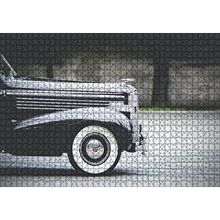Cakapuzzle Antika Klasik Araba Ön Sağ Detay 120 Parça Ahşap Puzzle